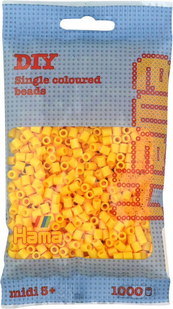 Hama-Perlen Gelb 1000Stück, 1Beutel Produktbild 