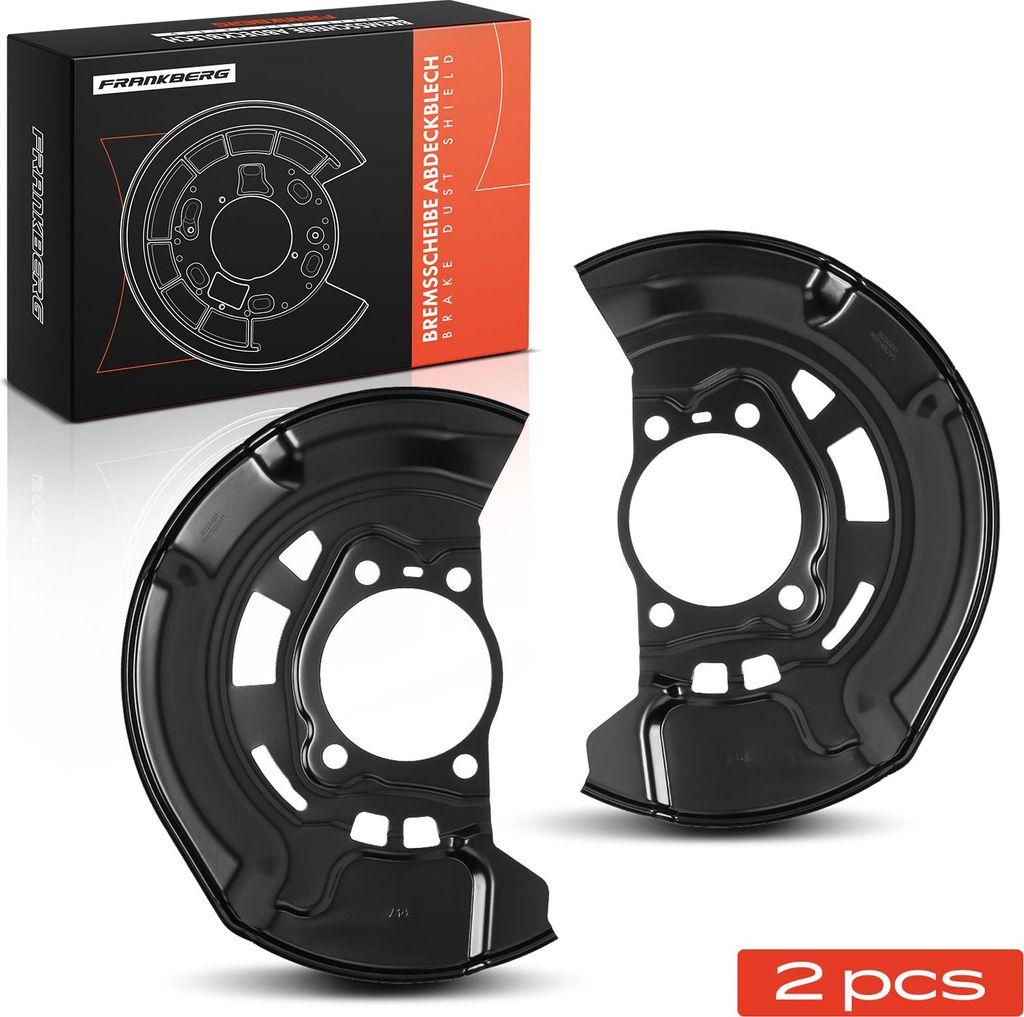 Frankberg 2x Ankerblech Bremsscheibe Vorderachse Beidseitig für Toyota Auris Corolla E15 Mirai JPD1 Prius RAV 4