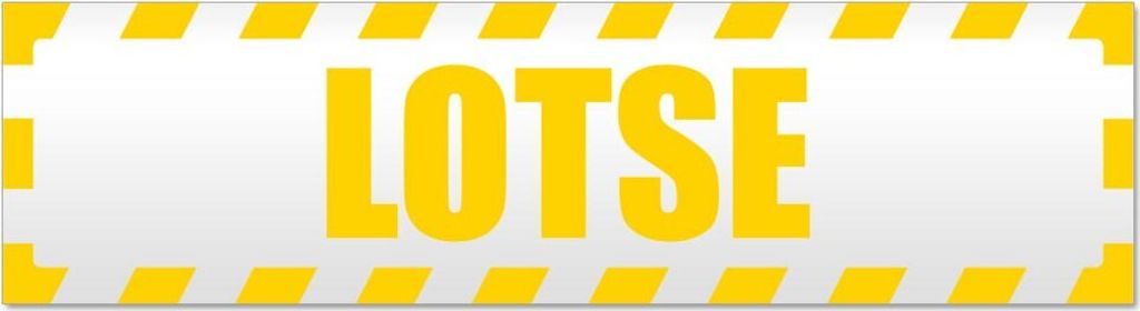 Lotse gestreift Magnetschild Schild magnetisch