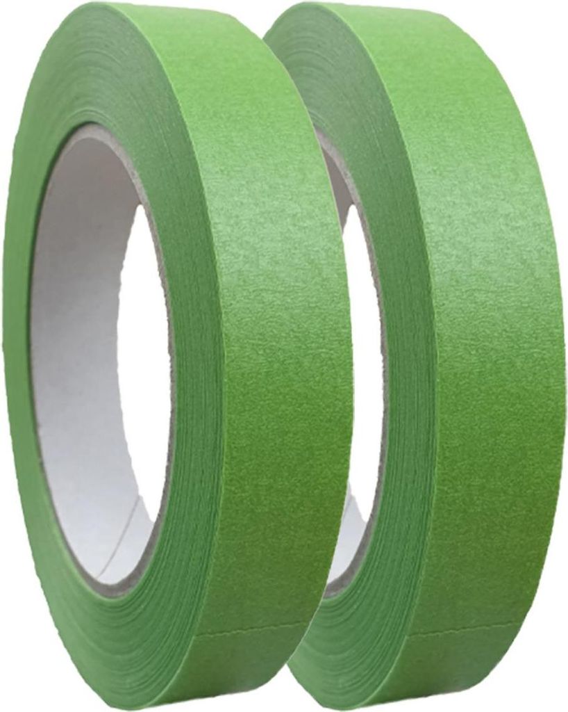 Profi+ Feinkreppband Grün 19mm x 50m – Starkes Abklebeband Produktbild 