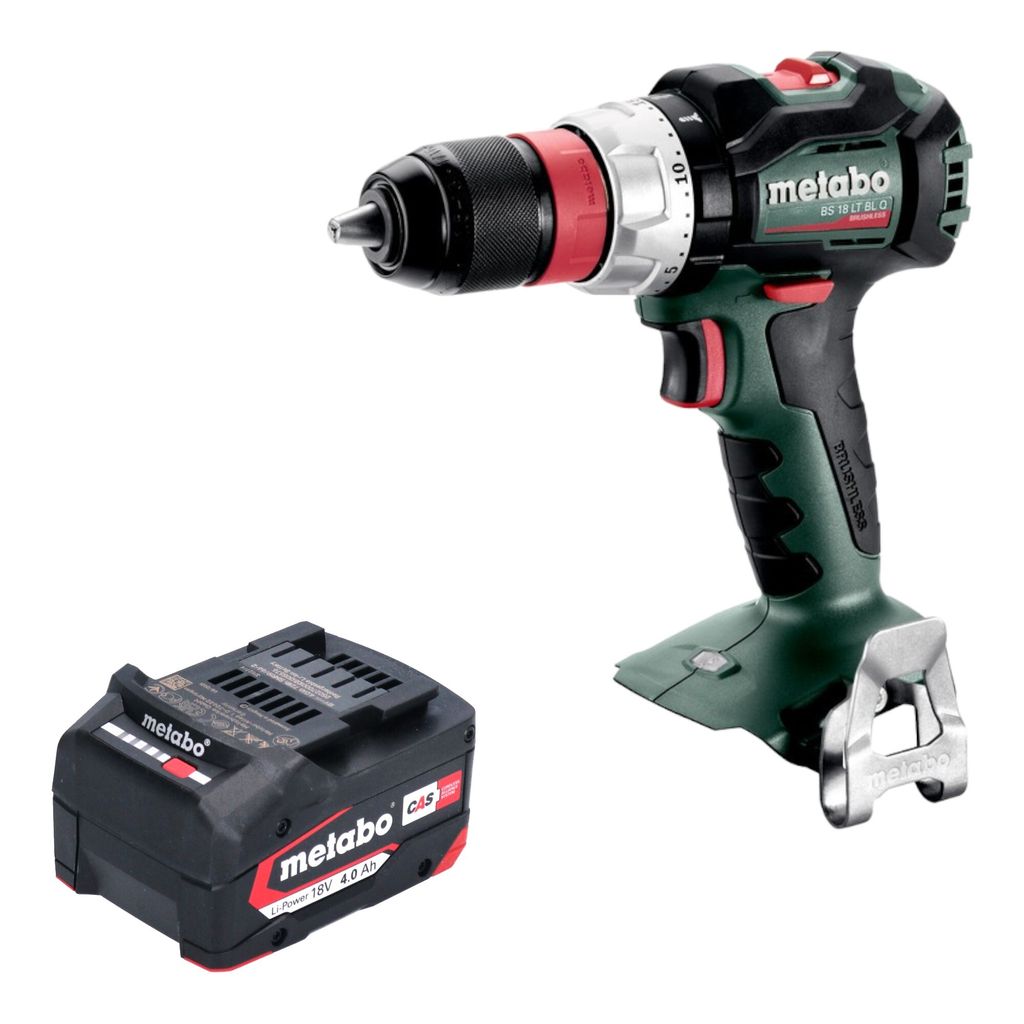 Metabo BS 18 LT BL Q Akku Bohrschrauber 18 V 75 Nm Brushless + 1x Akku 4,0 Ah - ohne Ladegerät
