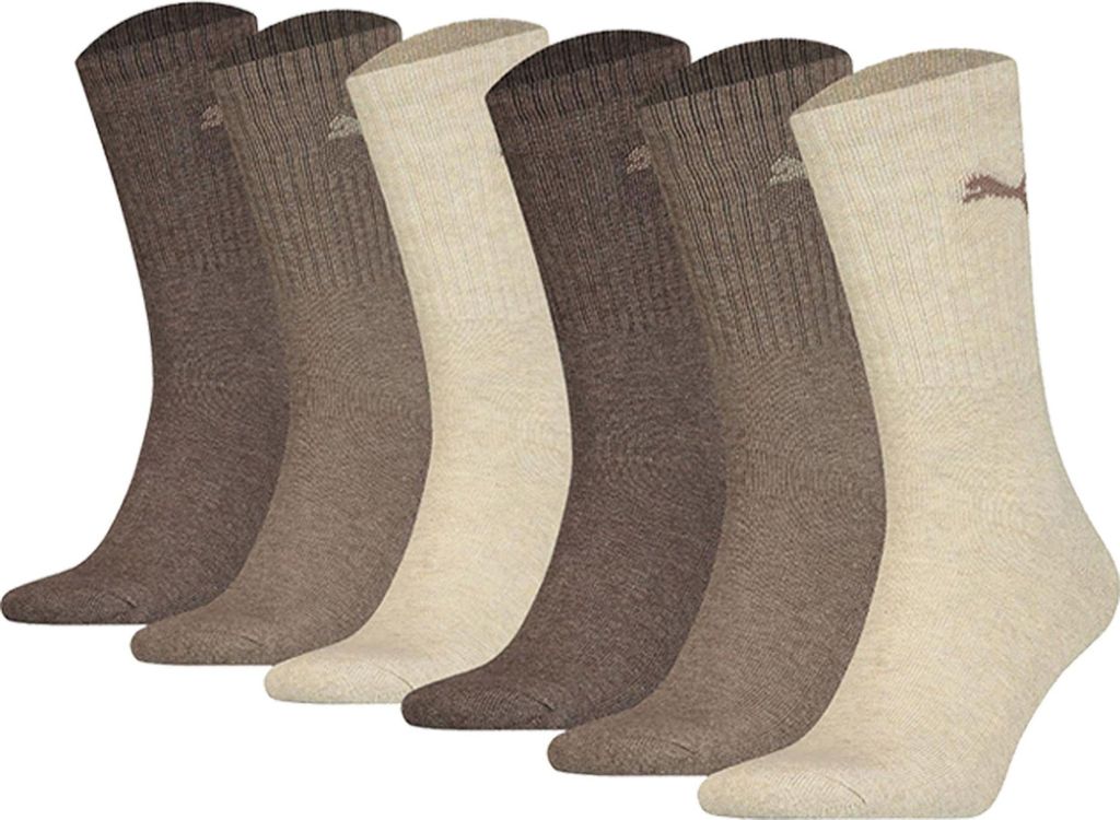 PUMA Uni Sportsocken, 6 Paar - Tennissocken, Crew Sport Produktbild 