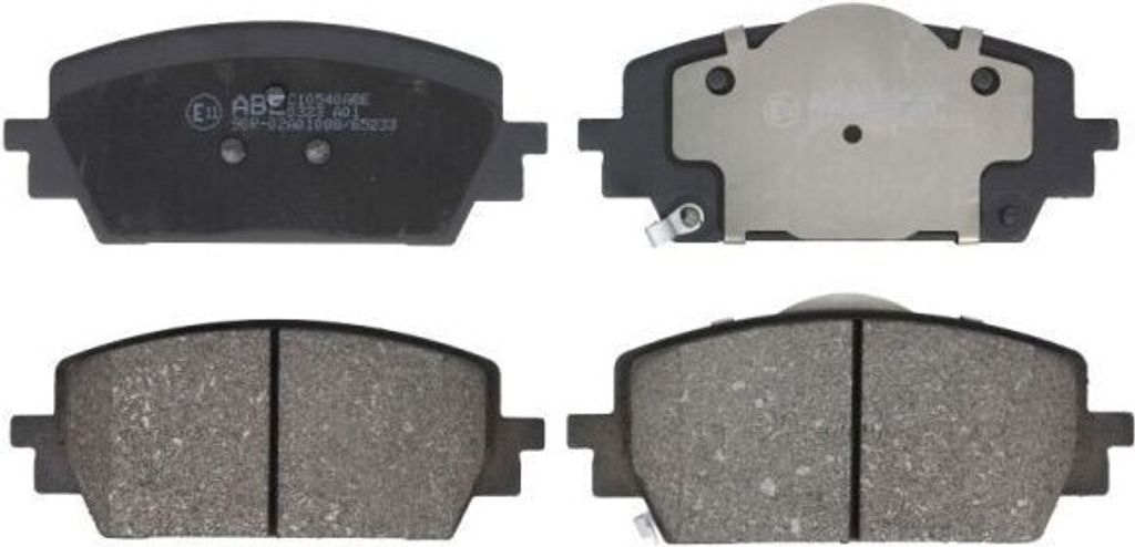 Bremsbelagsatz, Scheibenbremse ABE C10540ABE