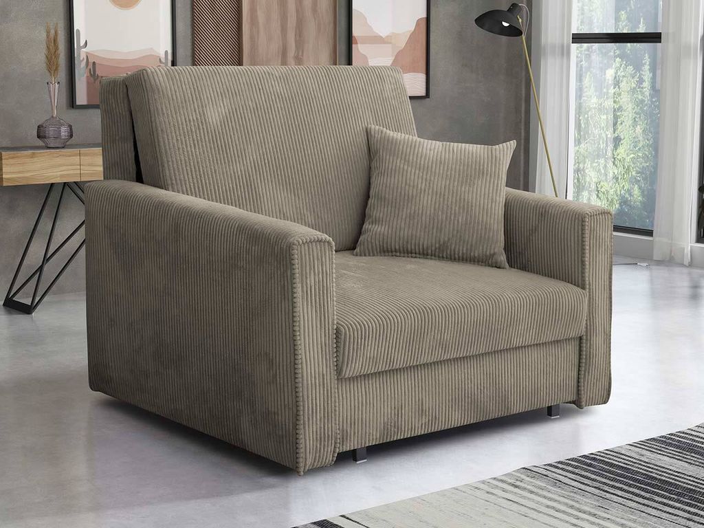 A sofa is shown in a room setting.