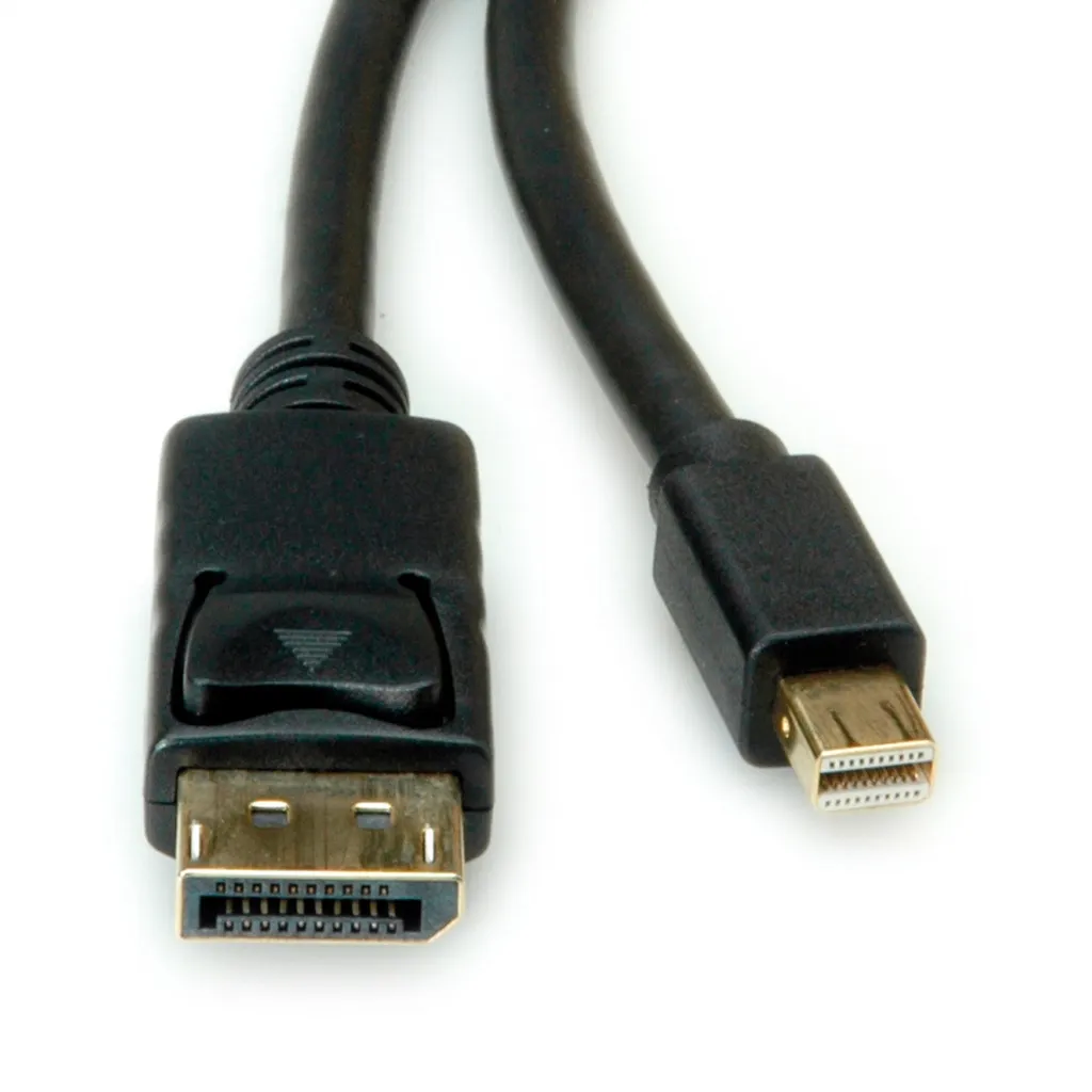 Câble Mini DisplayPort DisplayPort 2m haute résolution 4K UHD Noir Pro