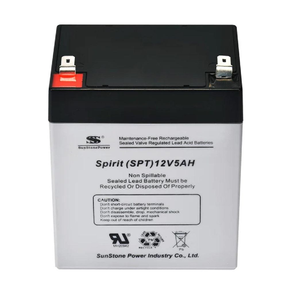 Sunstone 12V 5Ah VRLA Bleibatterien AGM Akkubatterie Speicher für USV Notstrom Solaranlage