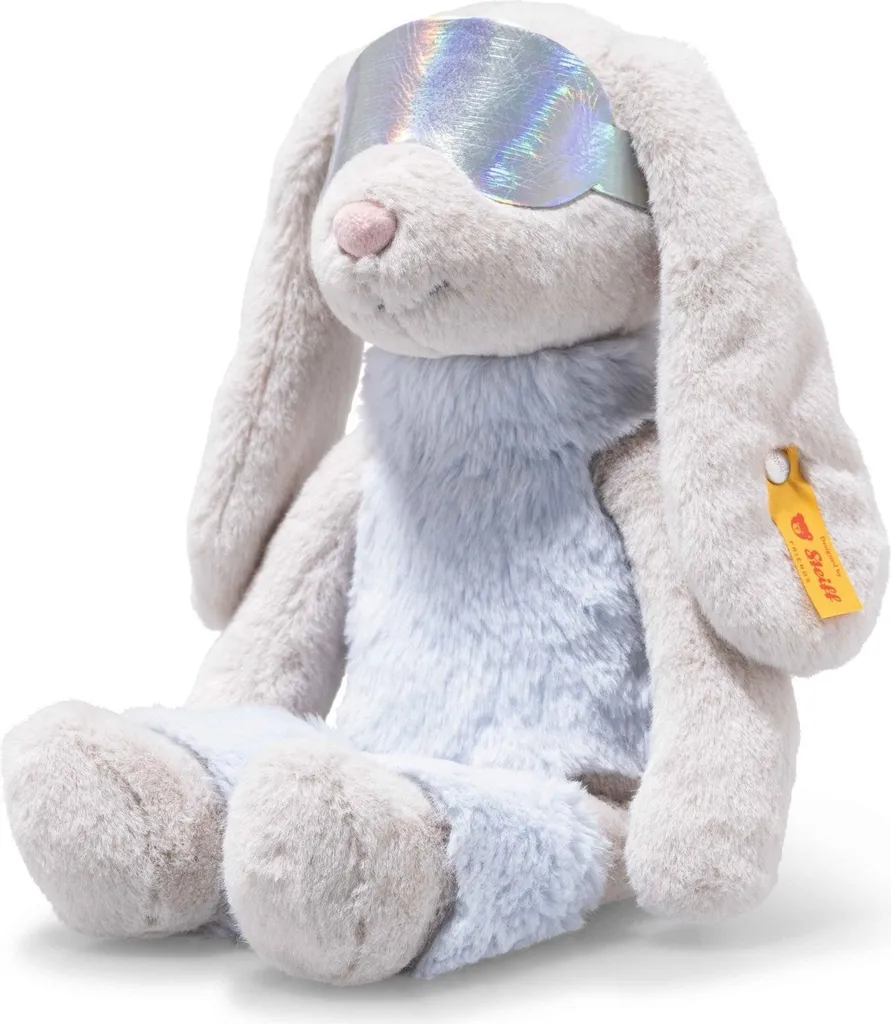 Lapin en Peluche Steiff Hoppie Skieur de 31 cm - Doudou Doux Multicolore