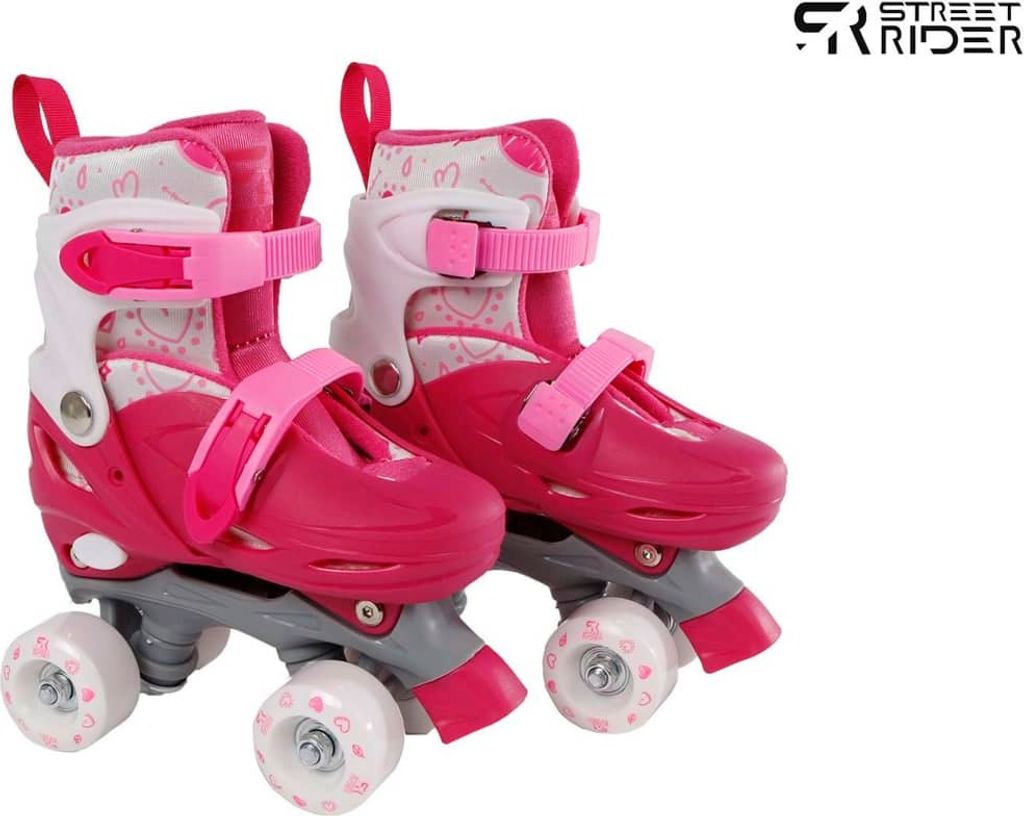 Street Rider Rollschuhe Verstellbar 31-34 Rosa Produktbild 