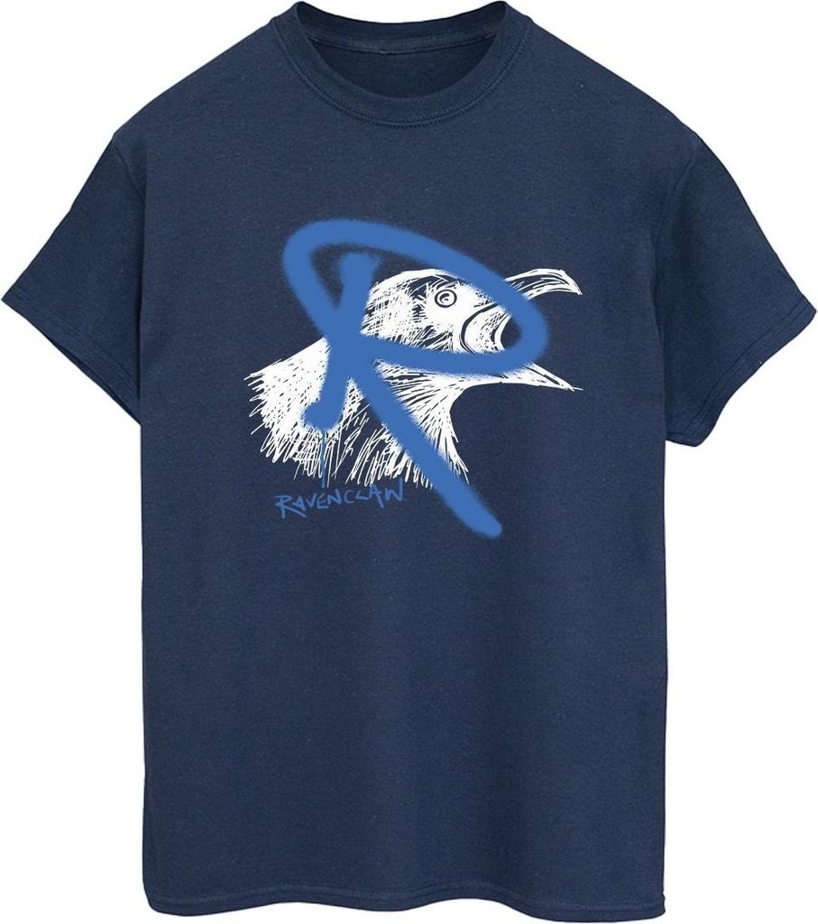 Harry Potter - "Ravenclaw" T-Shirt für Damen BI28174 (S) (Marineblau)