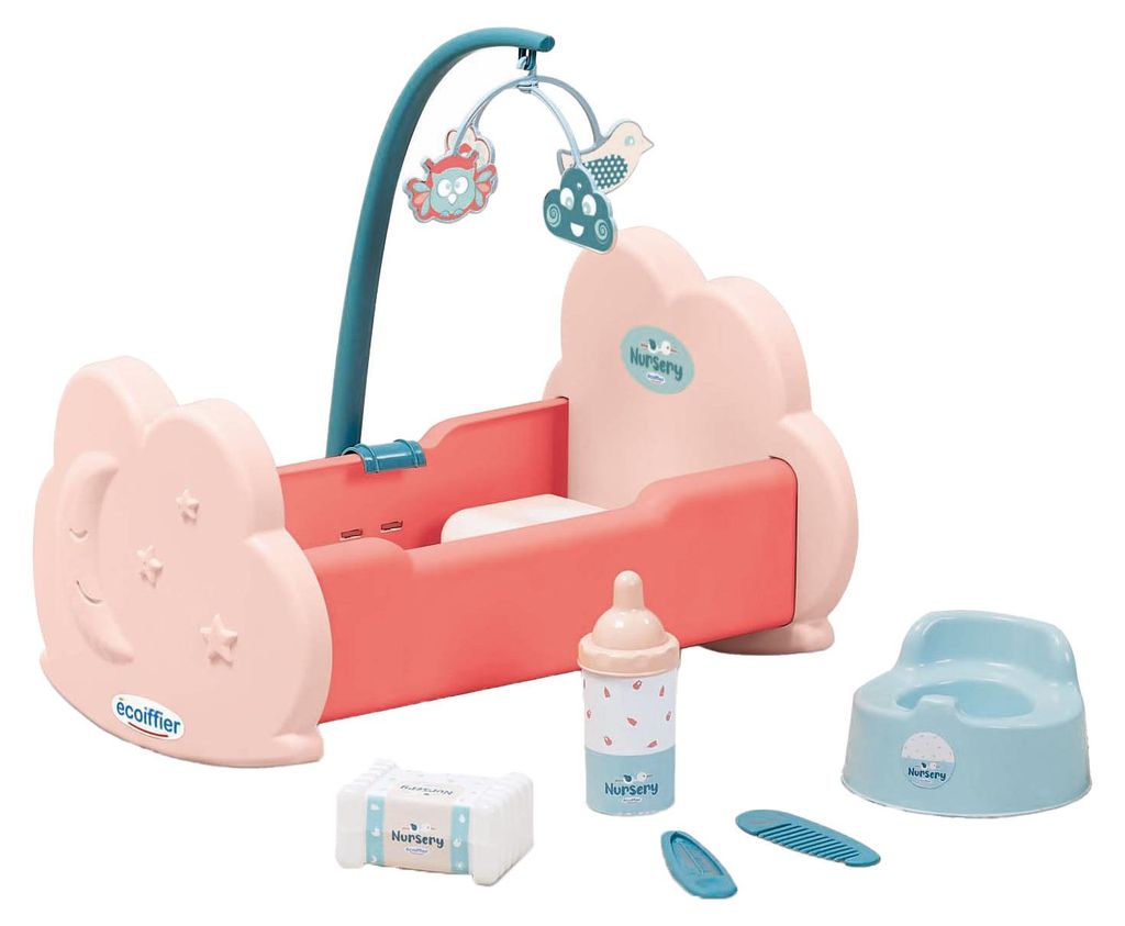 Ecoiffier Poppenwieg met Accessoires, 6dlg. Image du produit 