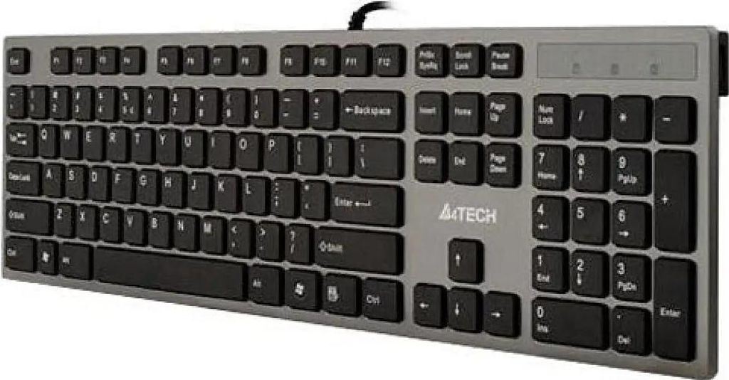 A4tech KV-300H, formato pieno (100%), cablato, USB, grigio Immagine del prodotto 