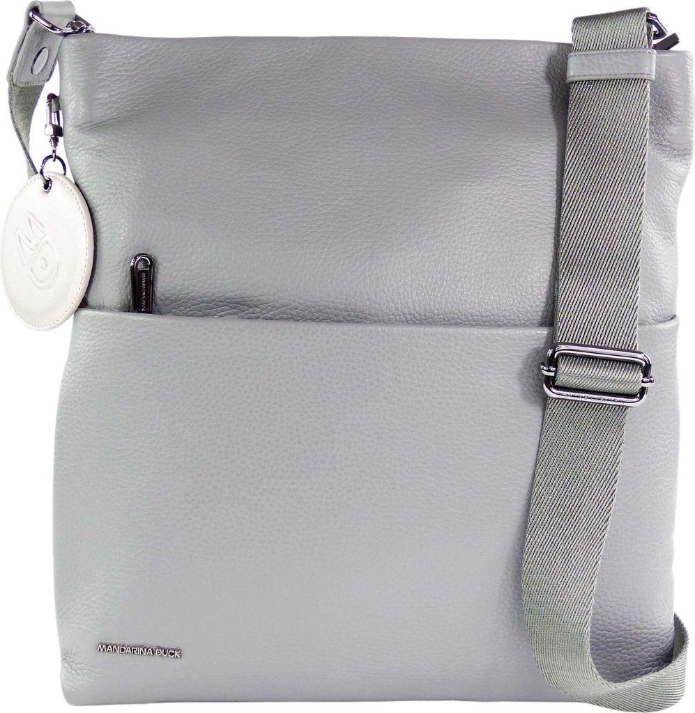 Mandarina Duck Mellow Leather Umhängetasche Grau