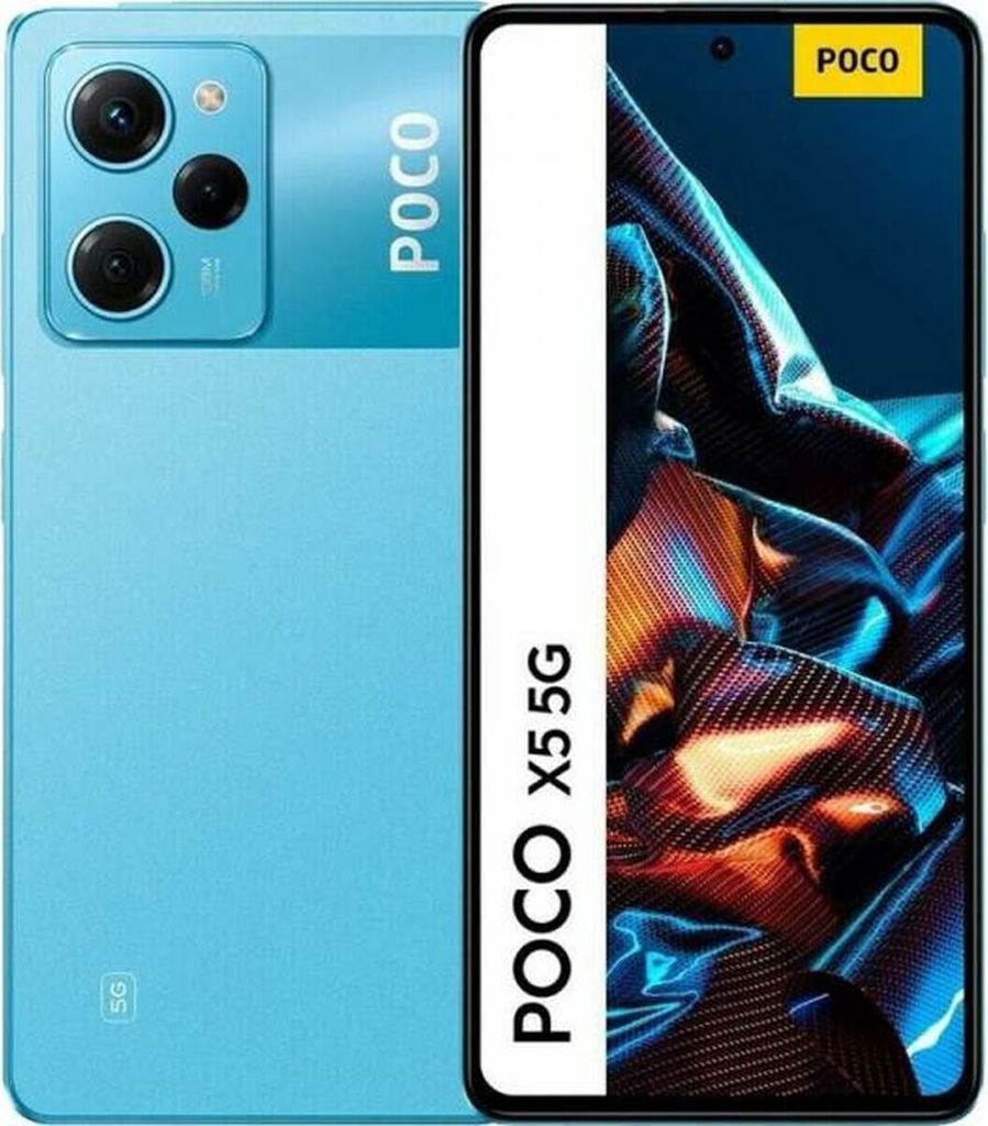 POCO X5 5G 16,9 cm (6.67") Dual-SIM Android 12 USB Typ-C 6 GB 128 GB 5000 mAh Blau