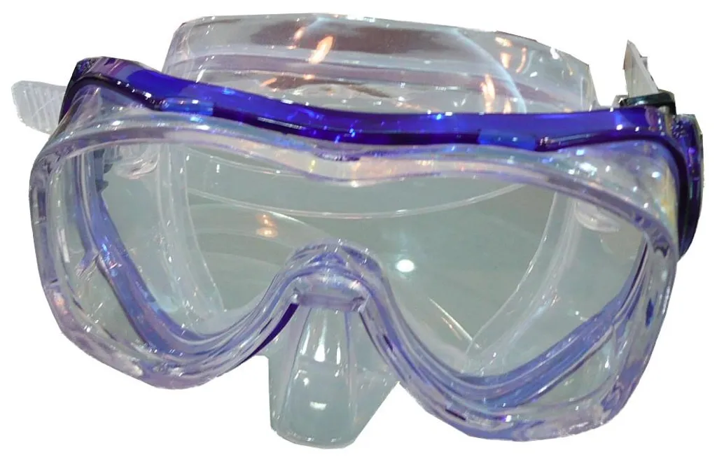Masque de plongée ATHOS bleu idéal pour le snorkeling et l'apnée adulte