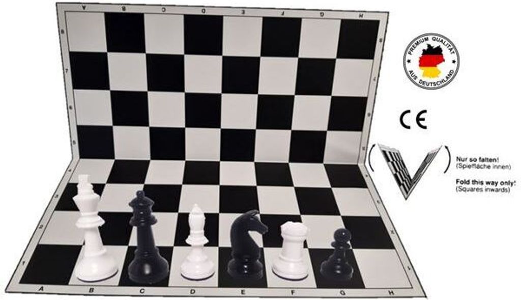 Schachset "Profi" mit Schachbrett und Schachfiguren KH 93 Produktbild 