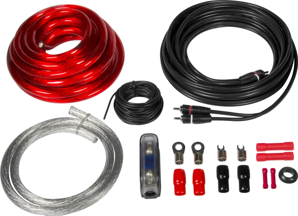 ESX HZ20WK Set de Câbles 20mm² haute conductivité pour Ampli Voiture