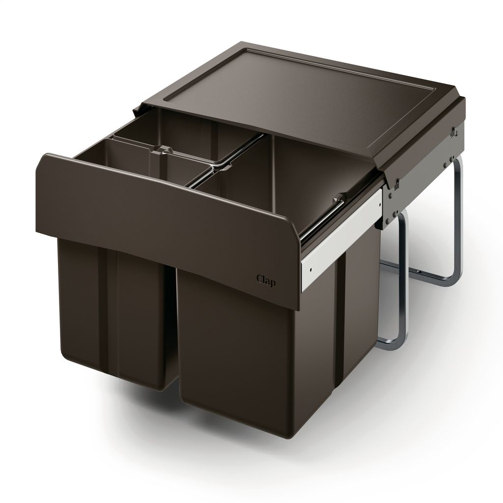 NABER CLAP 3/500-3 Abfallsorter 30 Liter (1x 15 u. 2x 7,5) Produktbild 