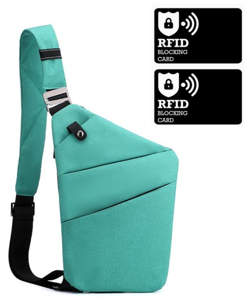Brusttasche - inklusive 2 RFID/NFC-Blockierkarten - Produktbild 