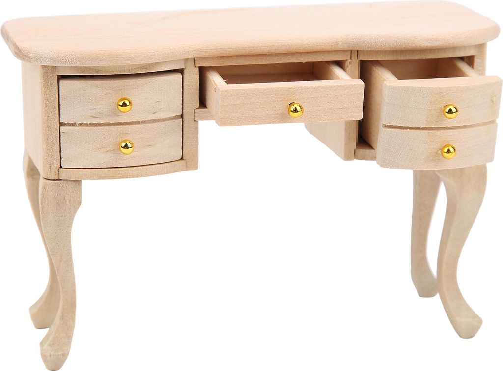 1/12 Puppenhaus Simulierter Tisch Schreibtisch Miniatur Möbel Modell Spielzeug Zubehör Kinder Geschenk