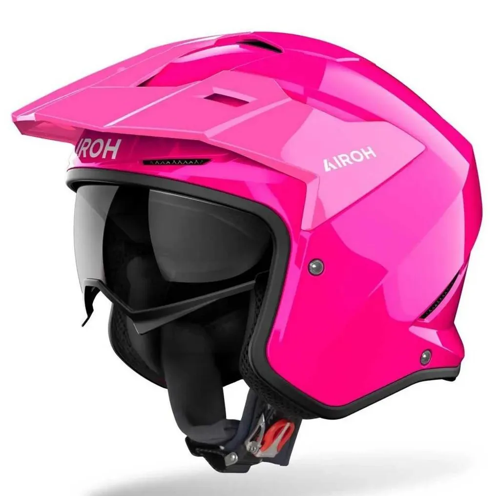 Casque Airoh Compact Jet Rose XS - Protection Urbaine Légère et Style