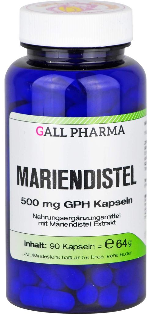 Ostropestřec mariánský 500 mg Gph kapsle 90 kapslí Obrázek produktu 