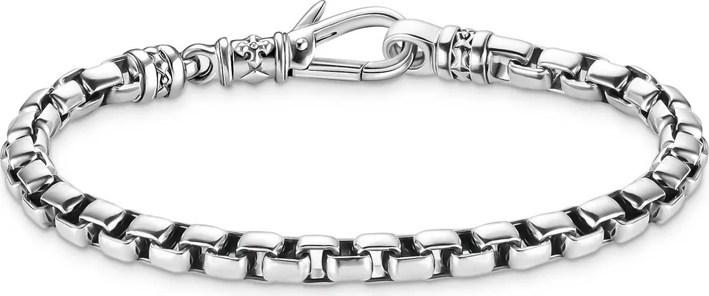 Bracelet Thomas Sabo Rebel at Heart A2198-637-21-L20 en Argent Noirci