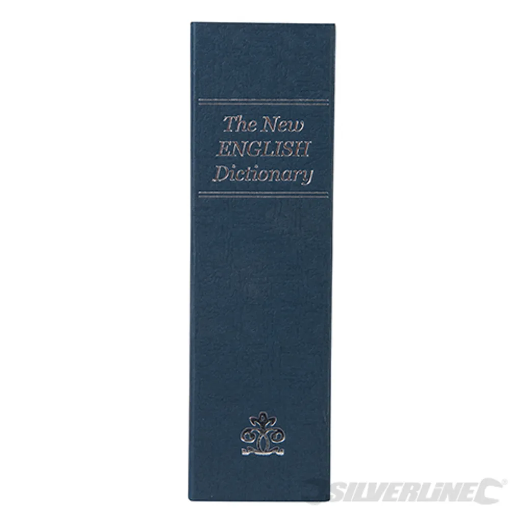 Cachette dictionnaire coffre-fort secret avec verrouillage à code noir - 4