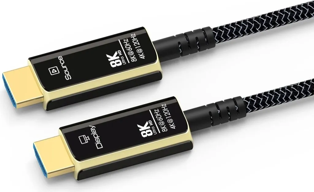 Câble HDMI 2.1 Optique 25m : Finis les Écrans Noirs et Pertes de Signal