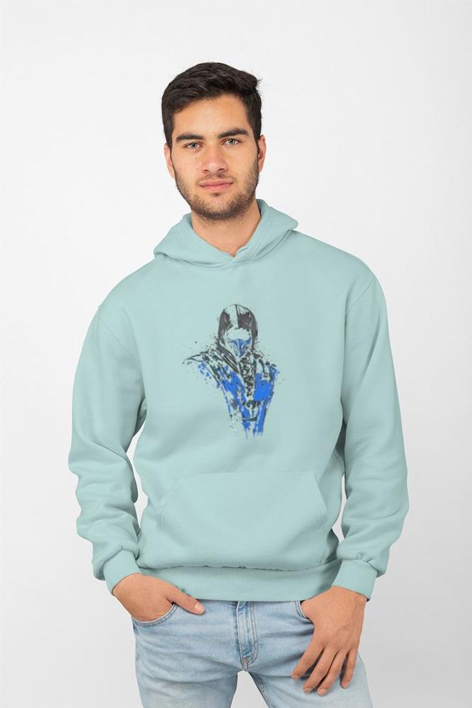 D&B Uni Hoodie MO00037 Mortal Combat MintGrün-Größe M