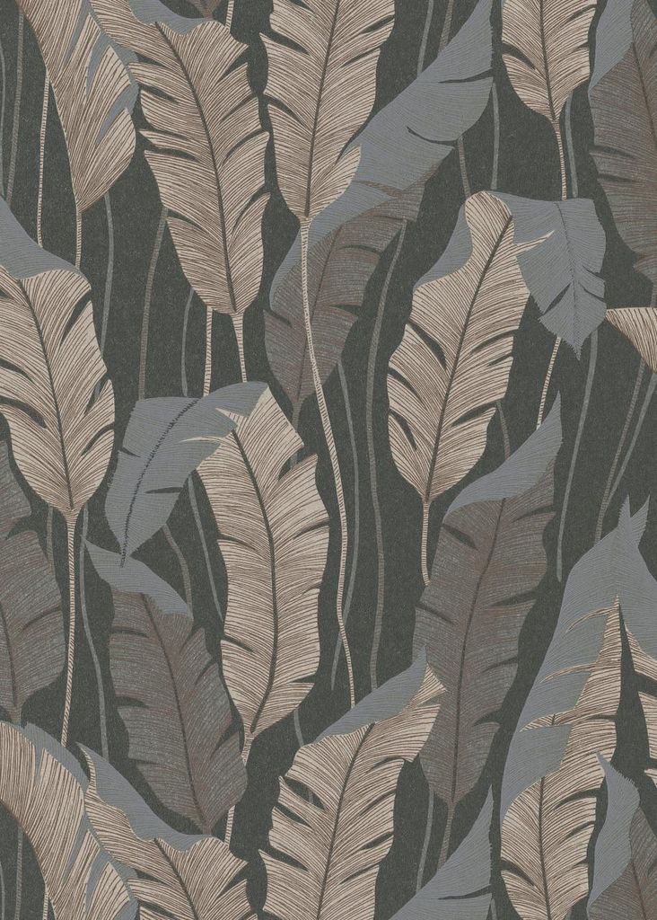 Erismann Vliestapete Floral anthrazit 10,05 x 0,53 m Produktbild 