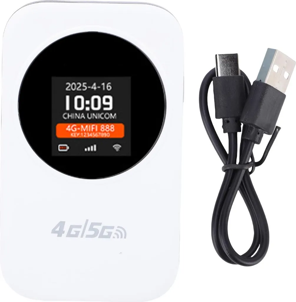 Mini Hotspot 4G LTE 150Mbps - Router WiFi da Viaggio per 10 Utenti