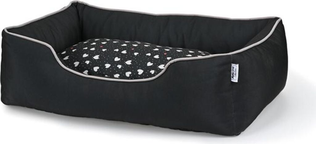 AniOne – Hundebett – Bed Best Friends black M
