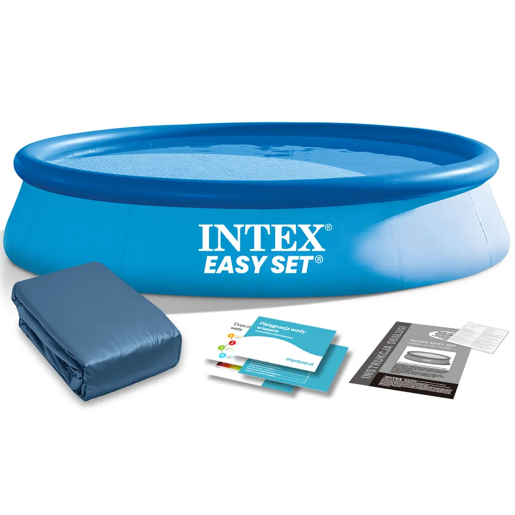 Piscine Hors Sol Intex 366 x 76 cm Kit Complet Anti-Chaleur pour Enfant