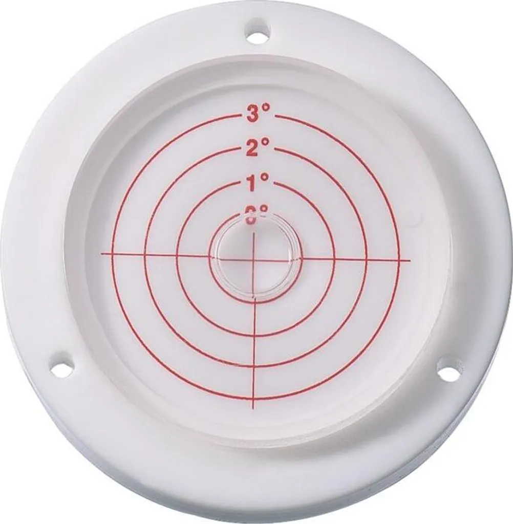 Niveau oeil-de-boeuf circulaire 80 mm pour surfaces horizontales