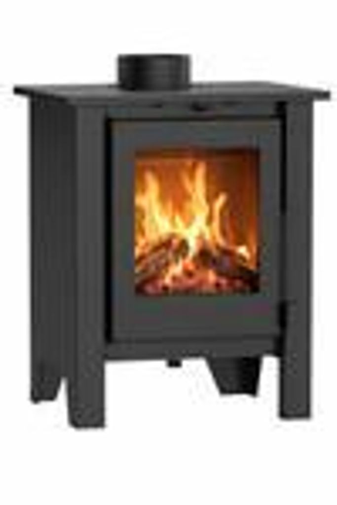 NEMAXX® H8 Ventilované krbové kachle na drevo čierne 7,6 kW Obrázok produktu 