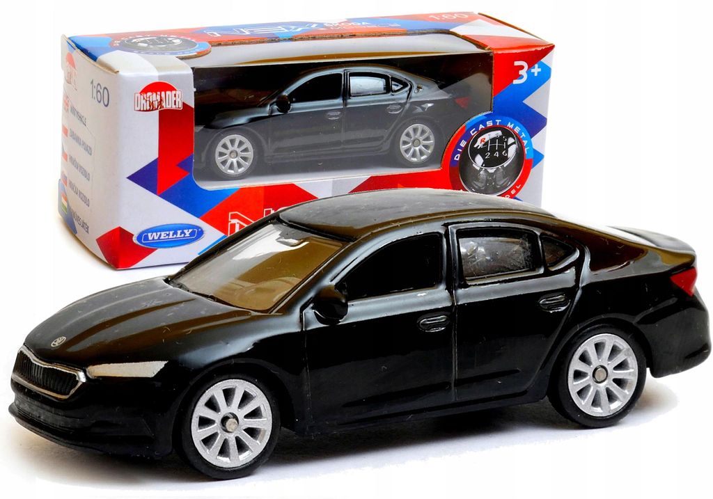 Welly Skoda Octavia New Diecast-Modellauto detailgetreu Produktbild 