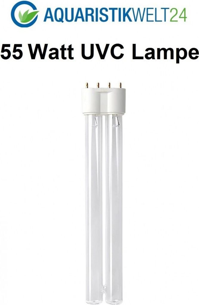 55 Watt UVC Ersatzlampe für Wasserklärer mit 2G11 Sockel Produktbild 