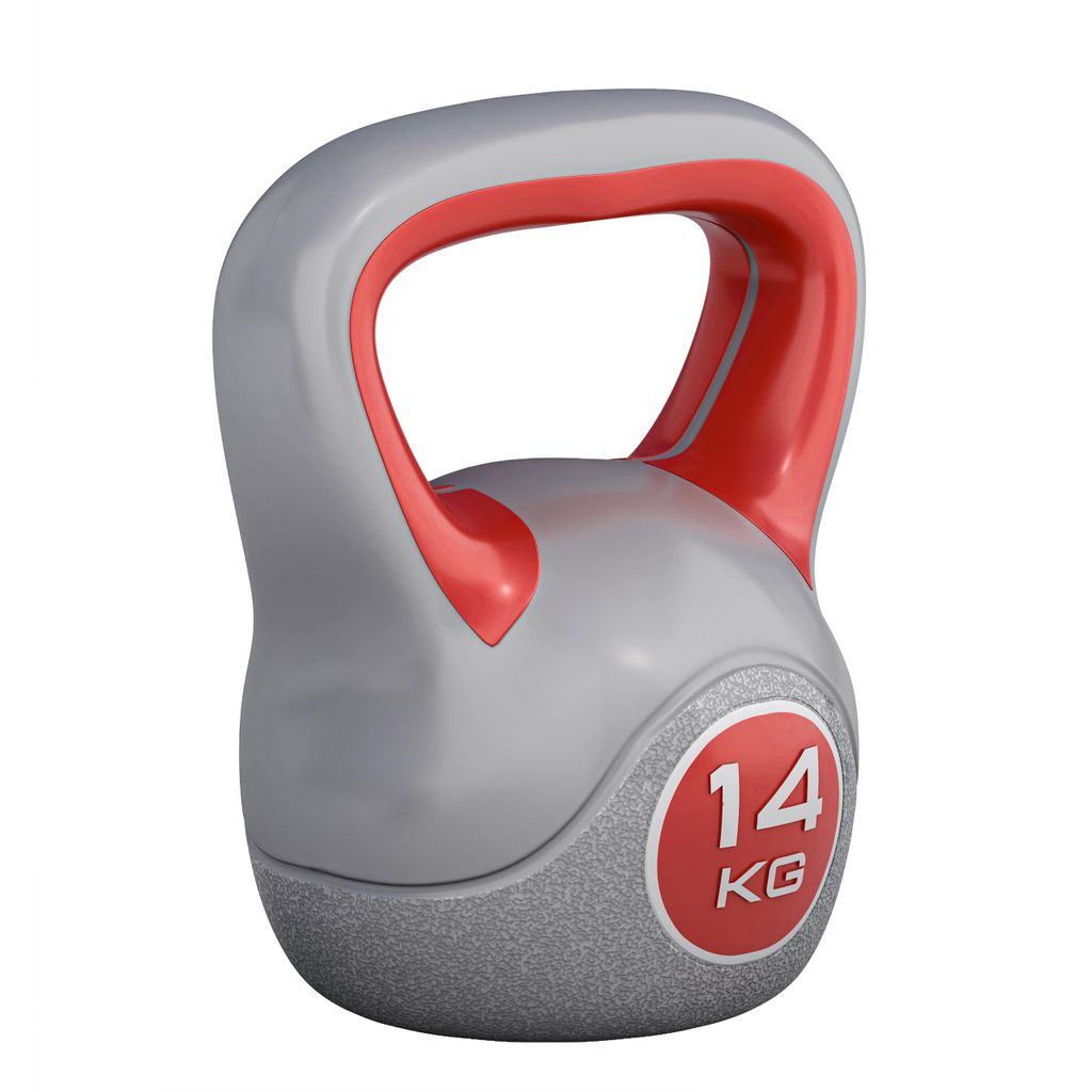 GORILLA SPORTS® Kettlebell - 14 kg Gewichte, Kunststoff - Produktbild 