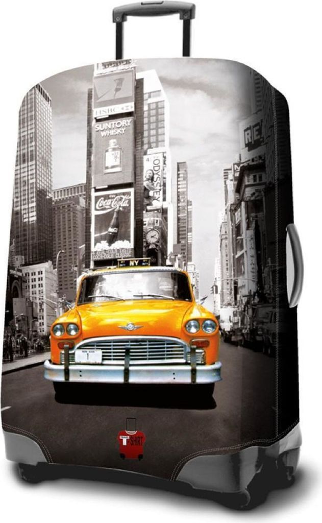 Farbiger Kofferbezug elastische Kofferhülle Reise Koffer Schutz Bezug Hülle S Größe S