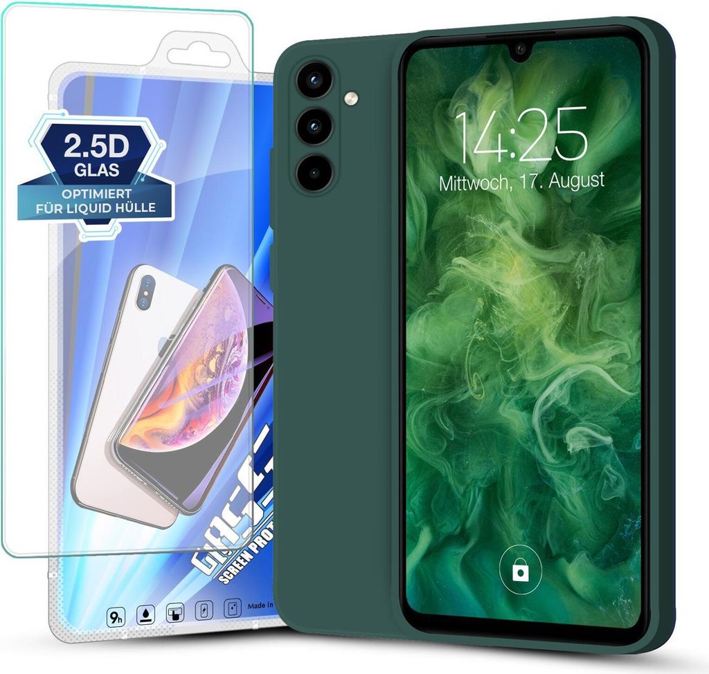 Hülle für Samsung Galaxy A35 5G mit 9H Displayglas Produktbild 