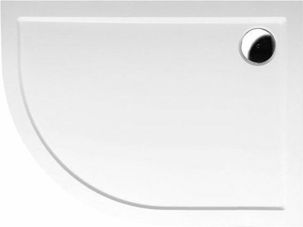 Polysan Duschtassen - Duschwanne RENA R, 1000x800 mm, R550, rechts, weiß 76511