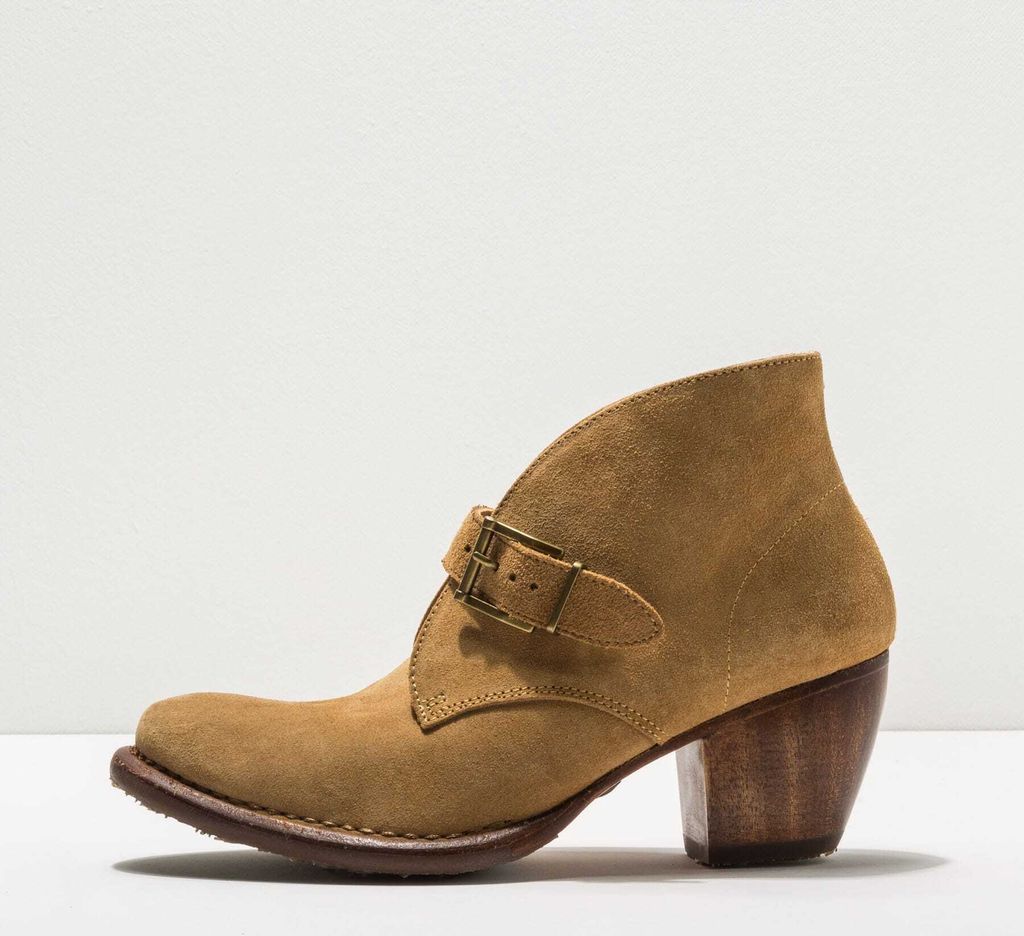 Neosens Schnürstiefel mit hohem Absatz Damen S3099 LUX SUEDE CAMEL/ MUNSON Farbe Braun