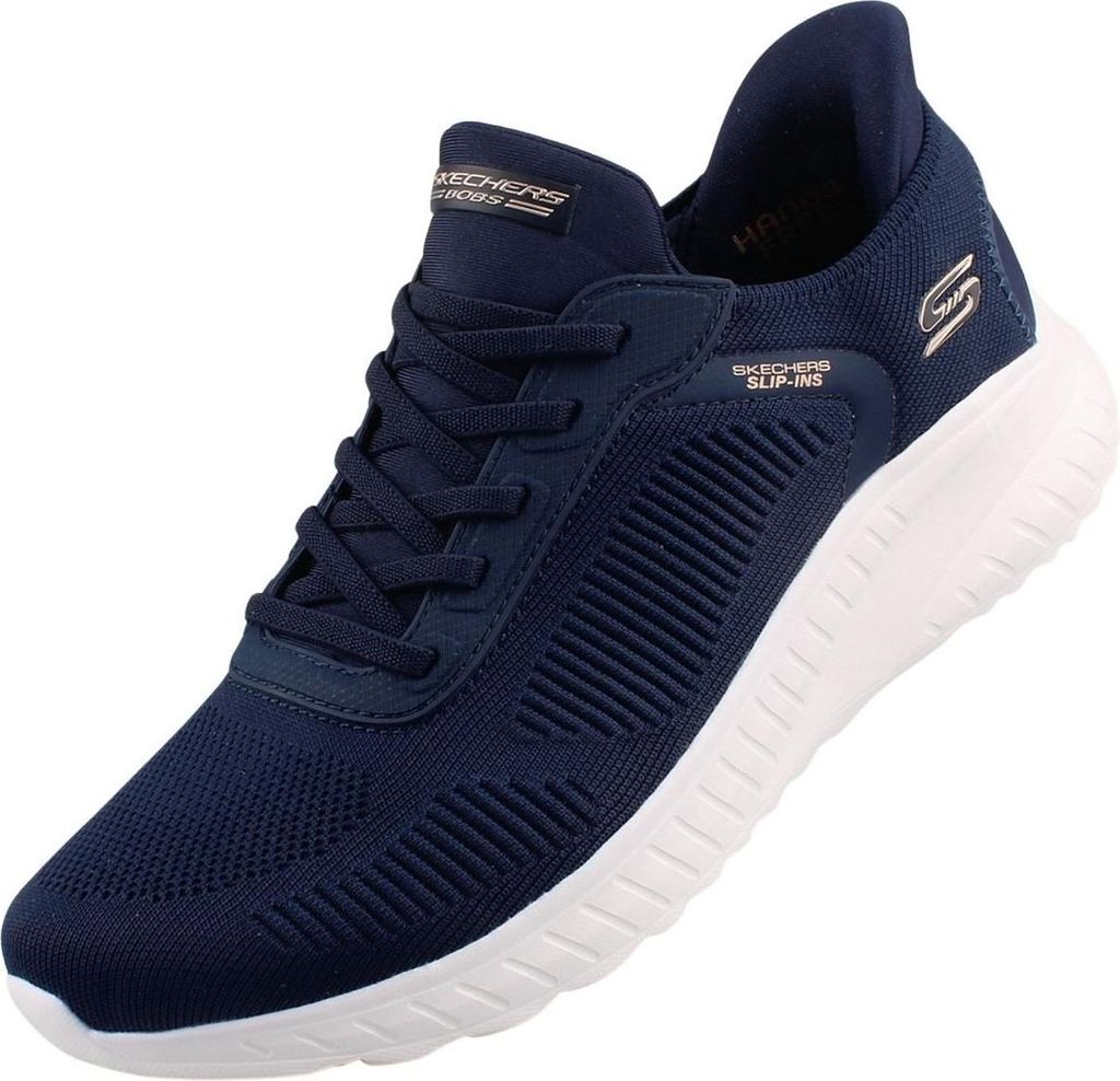Skechers bobs squad chaos - current mu Slipper blau in Gr. 37