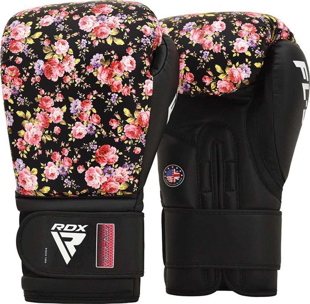 RDX Damen-Boxhandschuhe für das Training von Muay Thai, Maya Hide Leder, Damen-Fäustlinge, Kickboxen, Sparringshandschuh für Boxsack, Fokus-Pads...
