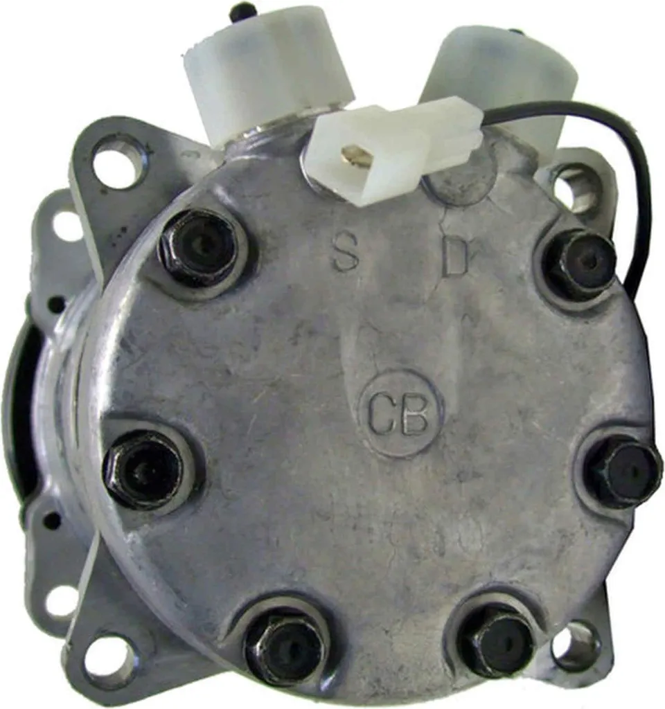 Compresseur clim agricole 12V 132mm adaptable NEW HOLLAND TD5 MAHLE