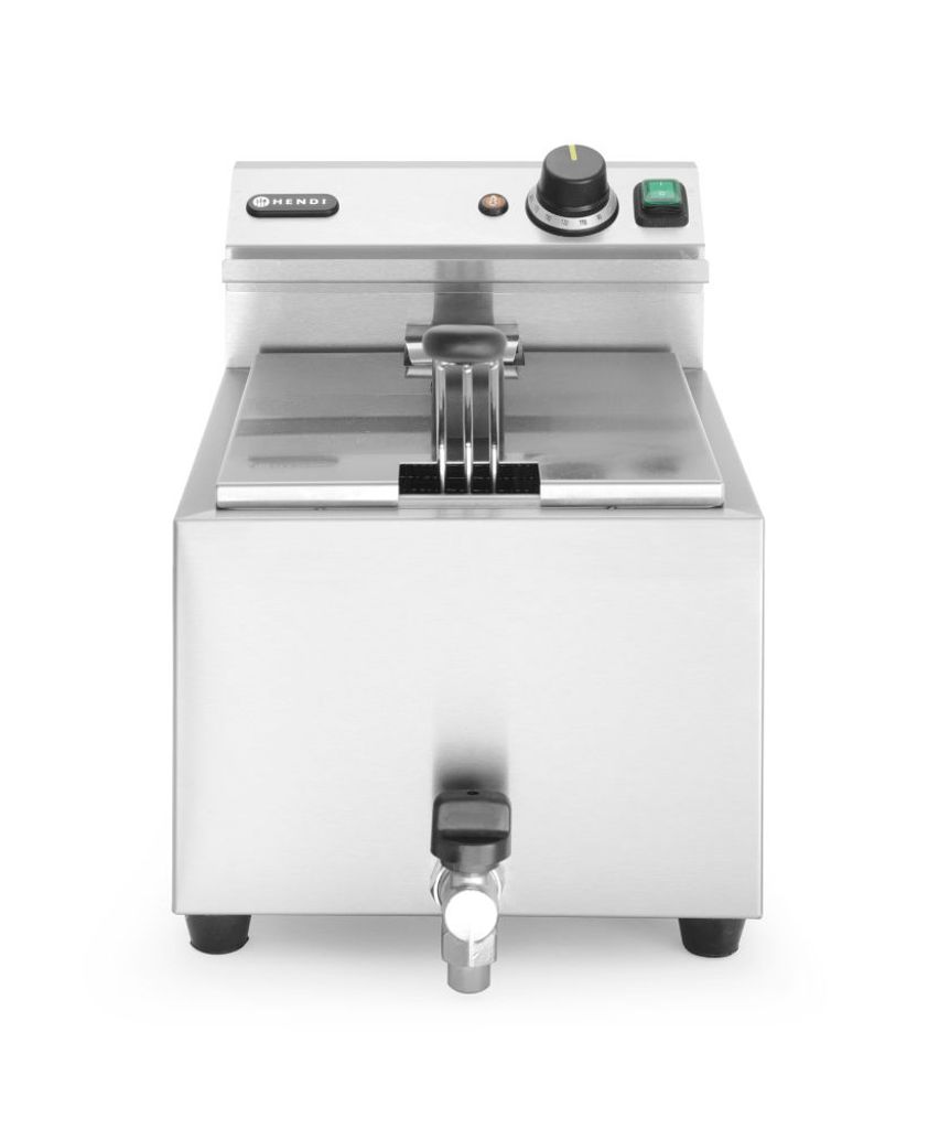 HENDI Profi Line friggitrice con rubinetto di scarico, 8 l, Immagine del prodotto 