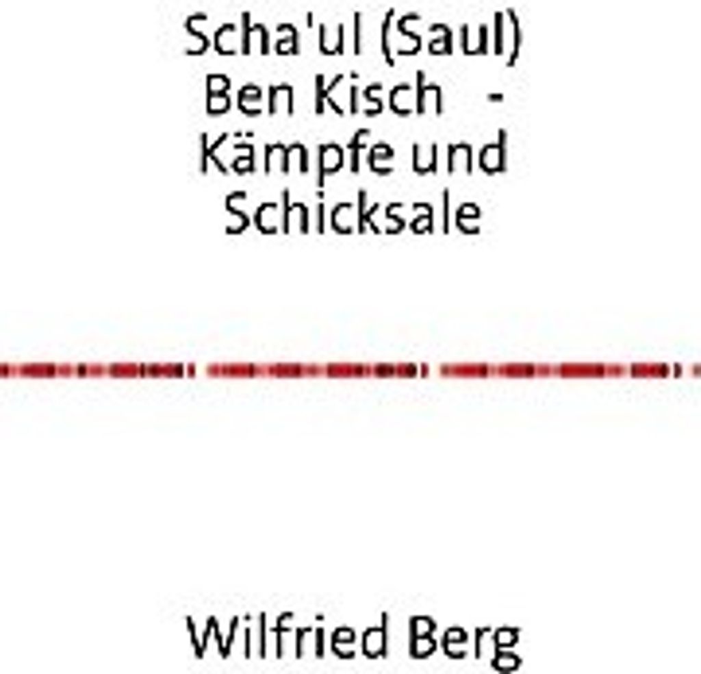 Scha'ul (Saul) Ben Kisch - Kämpfe und Schicksale