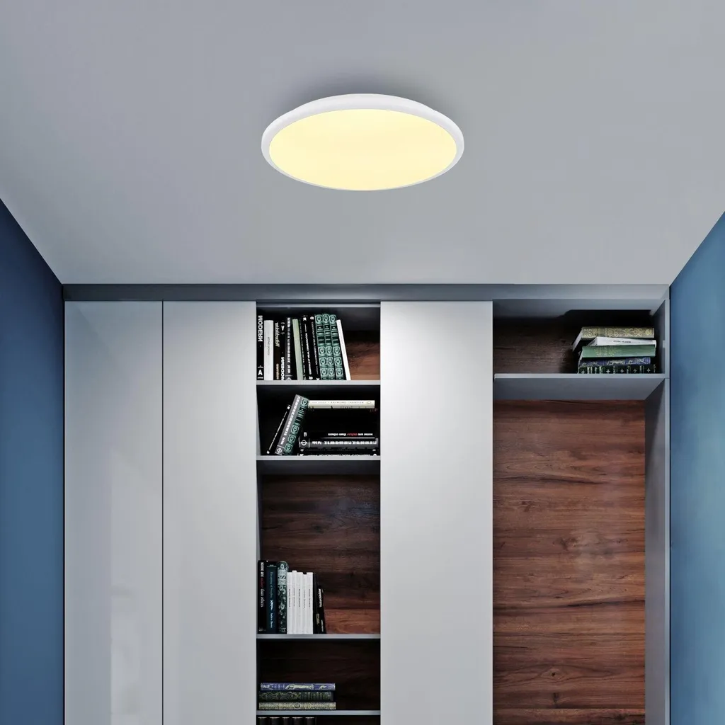 Plafonnier LED 18W Blanc 35cm à Éclairage Diffus Haute Luminosité - 2