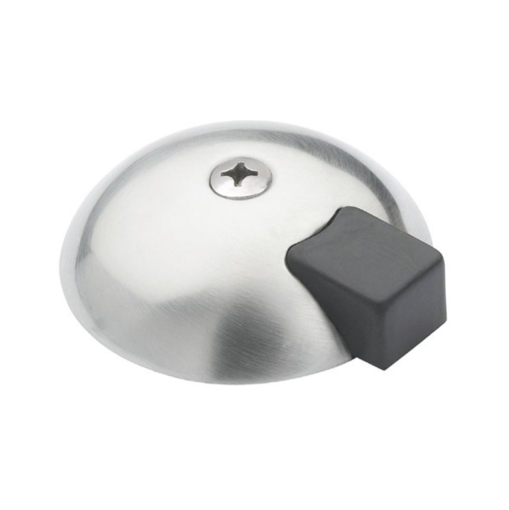 Hermat Türstopper Edelstahl ø 70mm Schildkrötenform inkl. Schraube & Dübel 3699.TS-60