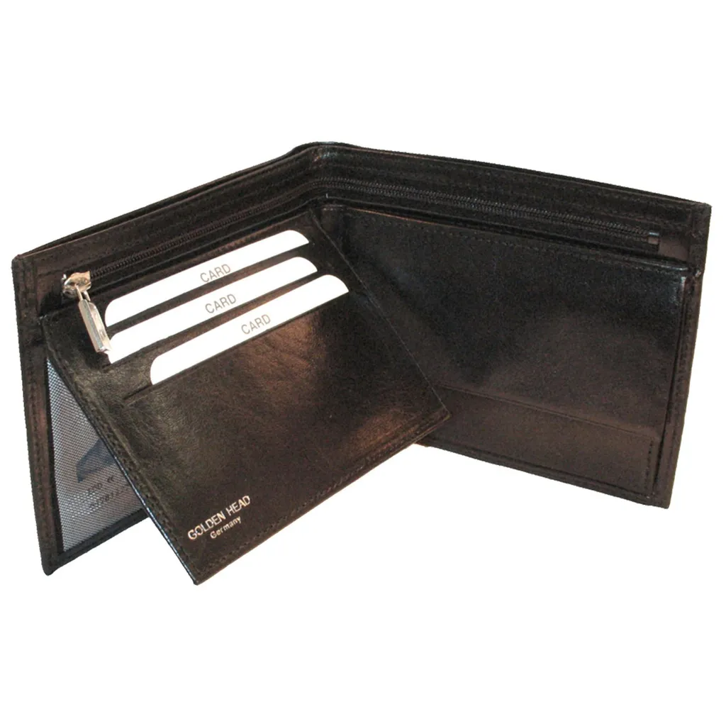 Golden Head Colorado RFID Billfold Wallet Black - Sicurezza e Stile - 14